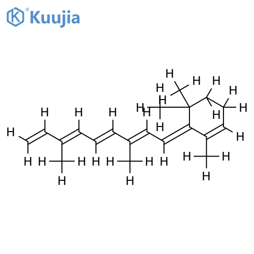6-((E?)-3,7-Dimethyl-nona-2t,4t,6t,8-tetraenyliden)-1,5,5-trimethyl-cyclohexen structure