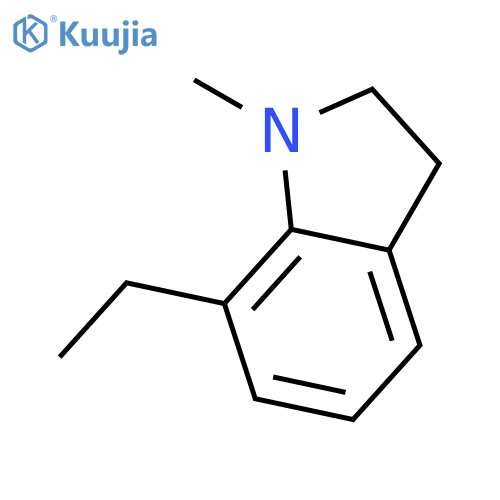 1H-Indole,7-ethyl-2,3-dihydro-1-methyl- structure