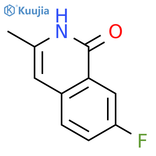 1(2H)-Isoquinolinone, 7-fluoro-3-methyl- structure