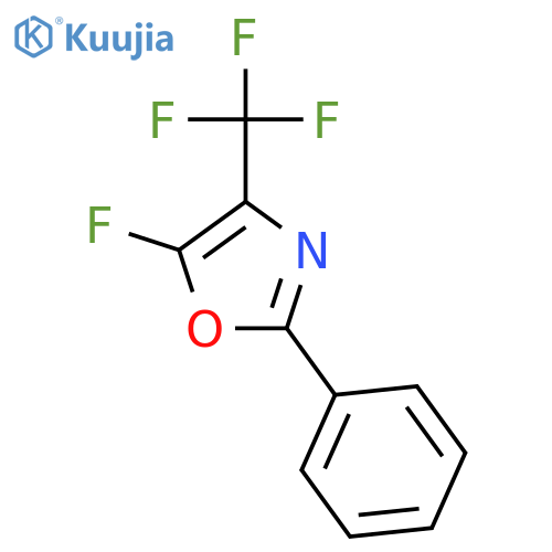 5-Fluoro-2-phenyl-4-(trifluoromethyl)-1,3-oxazole structure
