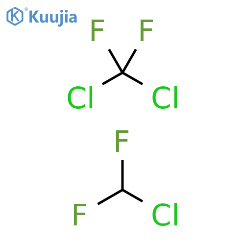 chloro(difluoro)methane - dichloro(fluoro)methane (1:1) structure