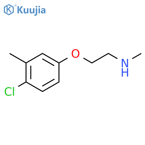 Ethanamine,2-(4-chloro-3-methylphenoxy)-N-methyl- structure