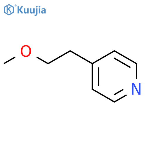 pyridine, 4-(2-methoxyethyl)-, structure