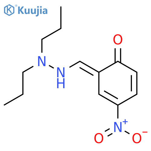 Salicylaldehyde, 5-nitro-, di-propylhydrazone structure