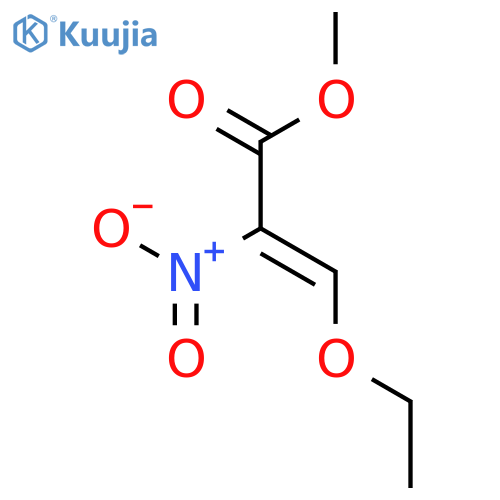 Methyl 3-ethoxy-2-nitroacrylate structure