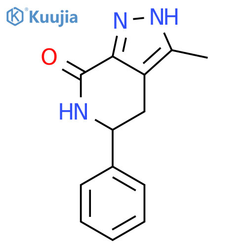 3-methyl-5-phenyl-2,4,5,6-tetrahydro-7H-pyrazolo[3,4-c]pyridin-7-one structure
