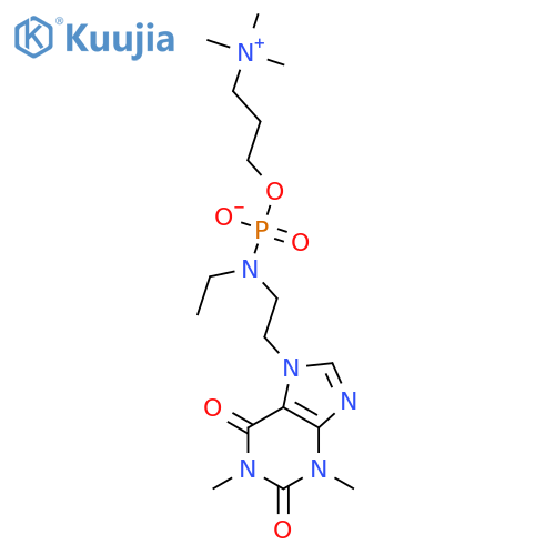 1-propanaminium, 3-[[[ethyl[2-(1,2,3,6-tetrahydro-1,3-dimethyl-2,6-dioxo-7H-purin-7-yl)ethyl]amino]hydroxyphosphinyl]oxy]-N,N,N-trimethyl-, inner salt structure