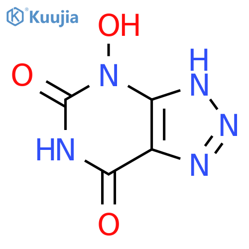 7H-1,2,3-Triazolo[4,5-d]pyrimidin-7-one,3,4,5,6-tetrahydro-5-hydroxy-, 4-oxide structure