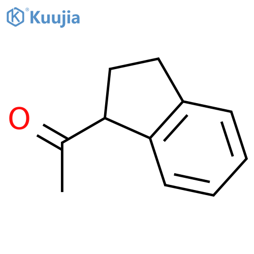 1-(2,3-dihydro-1H-inden-1-yl)ethan-1-one structure