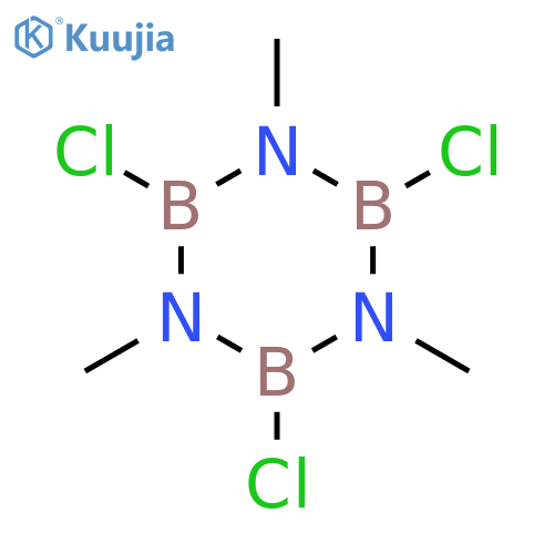 borazine,2,4,6-trichloro-1,3,5-trimethyl- structure