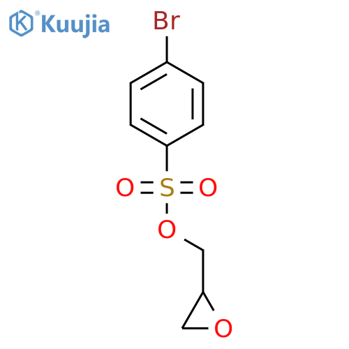 oxiran-2-ylmethyl 4-bromobenzenesulfonate structure