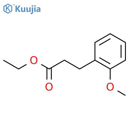 ethyl 3-(2-methoxyphenyl)propanoate structure