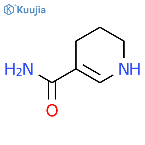 1,4,5,6-Tetrahydro-3-pyridinecarboxamide structure