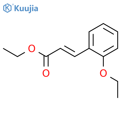2-PROPENOIC ACID, 3-(2-ETHOXYPHENYL)-, ETHYL ESTER, (2E)- structure
