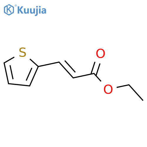 ethyl (2E)-3-(thiophen-2-yl)prop-2-enoate structure