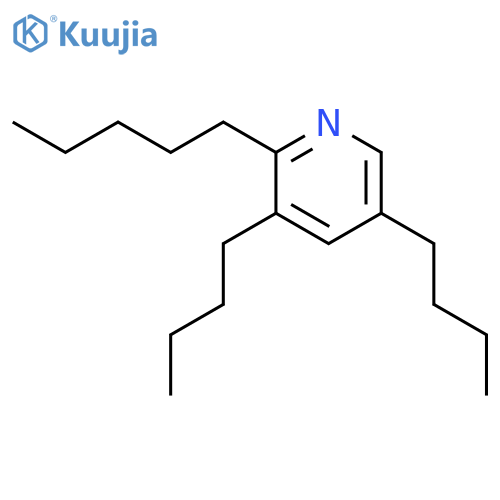 2-Pentyl-3,5-dibutylpyridine structure
