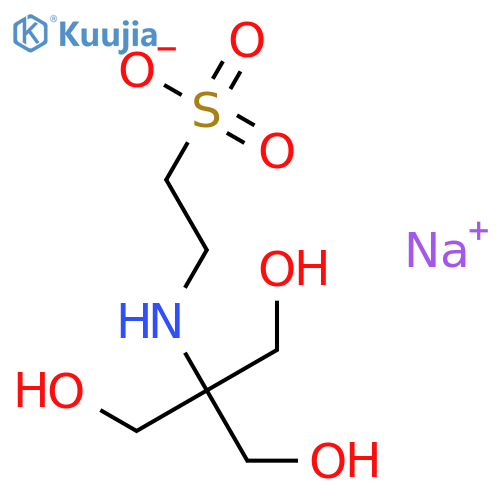Sodium 2-((1,3-dihydroxy-2-(hydroxymethyl)-propan-2-yl)amino)ethanesulfonate structure