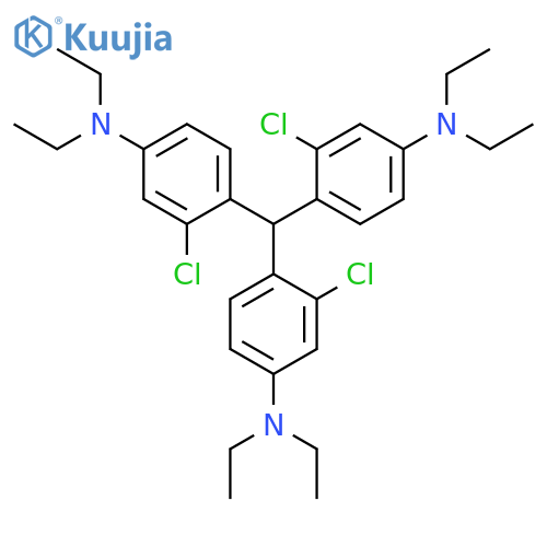 BENZENAMINE, 4,4',4''-METHYLIDYNETRIS[3-CHLORO-N,N-DIETHYL- structure