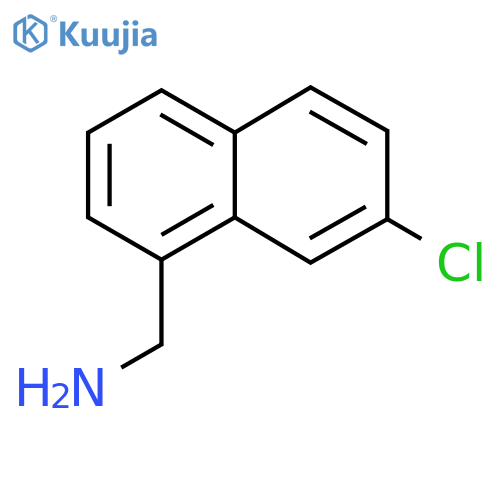 (7-Chloronaphthalen-1-yl)methanamine structure