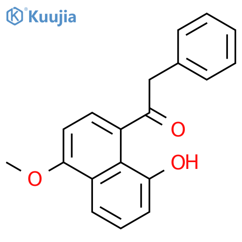 ETHANONE, 1-(8-HYDROXY-4-METHOXY-1-NAPHTHALENYL)-2-PHENYL- structure
