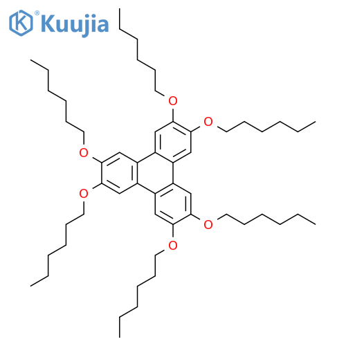 2,3,6,7,10,11-Hexakis(hexyloxy)triphenylene structure