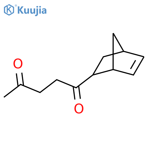 1-bicyclo[2.2.1]hept-5-en-2-ylpentane-1,4-dione structure