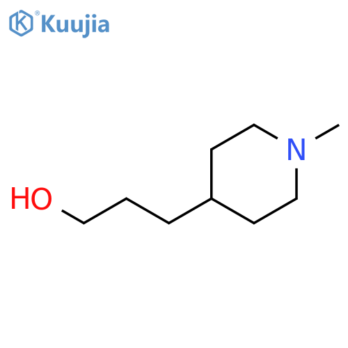 3-(1-methyl-4-piperidyl)propan-1-ol structure