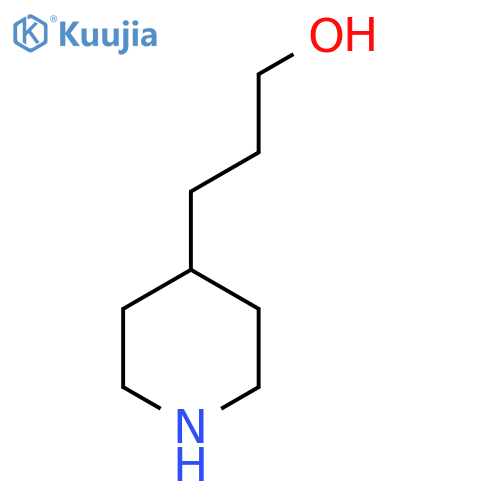 3-(piperidin-4-yl)propan-1-ol structure