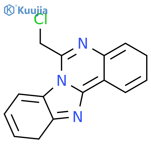 BENZIMIDAZO[1,2-C]QUINAZOLINE, 6-(CHLOROMETHYL)- structure
