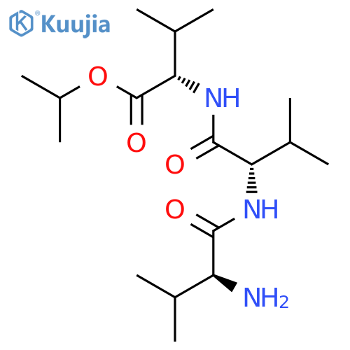 L-VALINE, L-VALYL-L-VALYL-, 1-METHYLETHYL ESTER structure