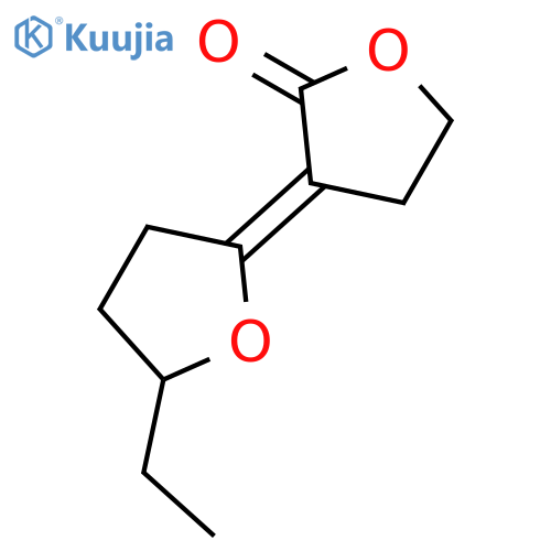 2(3H)-Furanone, 3-(5-ethyldihydro-2(3H)-furanylidene)dihydro- structure