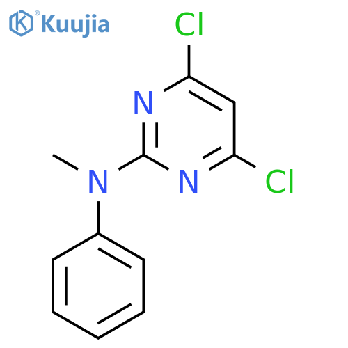 4,6-Dichloro-N-methyl-N-phenylpyrimidin-2-amine structure