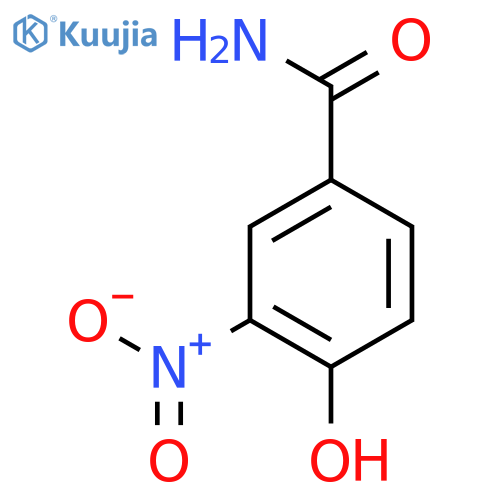 Benzamide, 4-hydroxy-3-nitro- structure