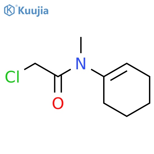 Acetamide, 2-chloro-N-1-cyclohexen-1-yl-N-methyl- structure