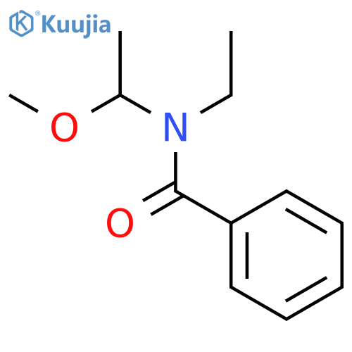 BENZAMIDE, N-ETHYL-N-(1-METHOXYETHYL)- structure