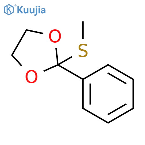 1,3-DIOXOLANE, 2-(METHYLTHIO)-2-PHENYL- structure