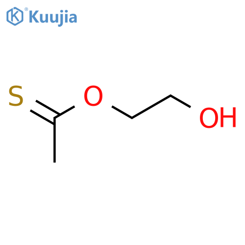 ETHANETHIOIC ACID, O-(2-HYDROXYETHYL) ESTER structure