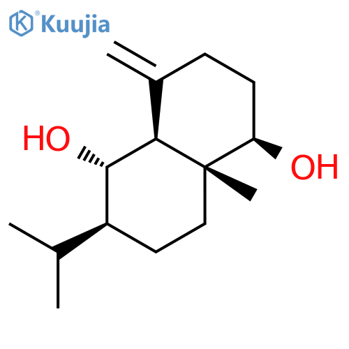 1β,6α-dihydroxy-4(14)-eudesmene structure