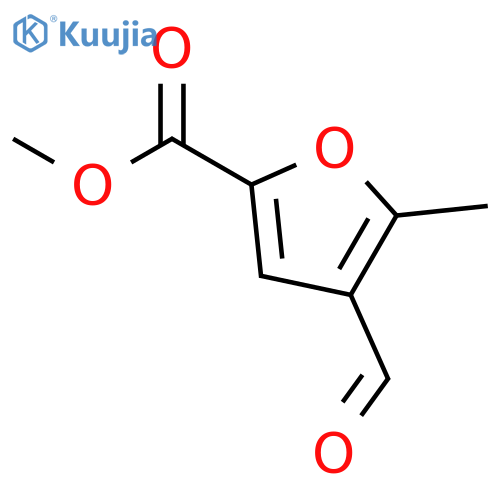 methyl 4-formyl-5-methylfuran-2-carboxylate structure