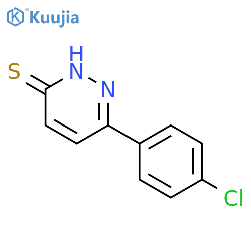 6-(4-chlorophenyl)pyridazine-3-thiol structure