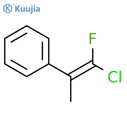 Benzene, (2-chloro-2-fluoro-1-methylethenyl)-, (E)- structure