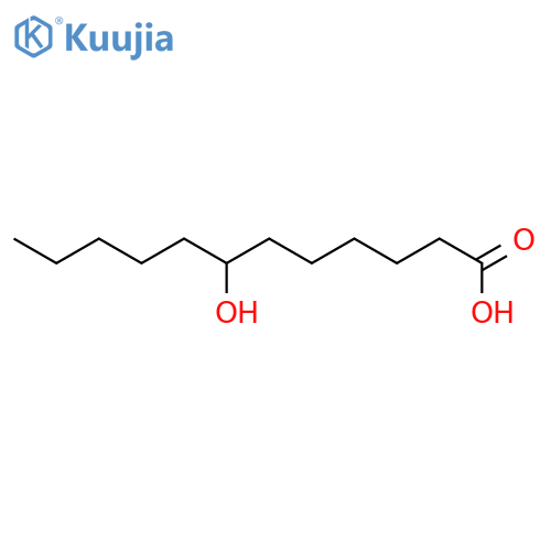 Dodecanoic acid, 7-hydroxy- structure