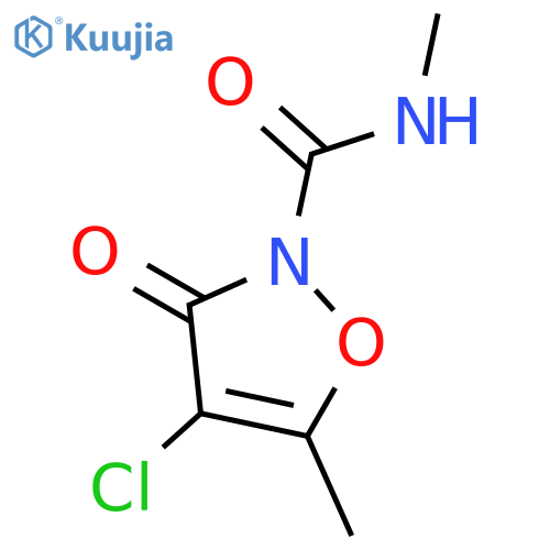 2(3H)-Isoxazolecarboxamide, 4-chloro-N,5-dimethyl-3-oxo- structure