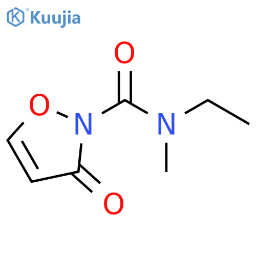 2(3H)-Isoxazolecarboxamide, N-ethyl-N-methyl-3-oxo- structure