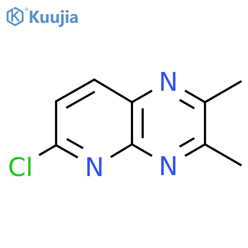 6-Chloro-2,3-dimethylpyrido[2,3-b]pyrazine structure