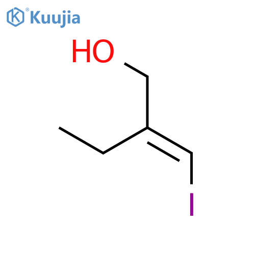 1-Butanol, 2-(iodomethylene)-, (2E)- structure