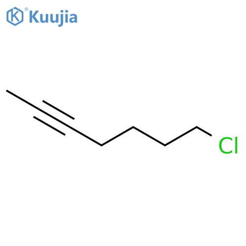 2-HEPTYNE, 7-CHLORO- structure