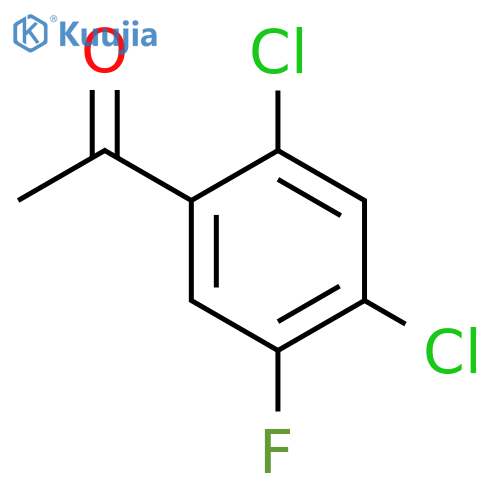 2',4'-Dichloro-5'-fluoroacetophenone structure