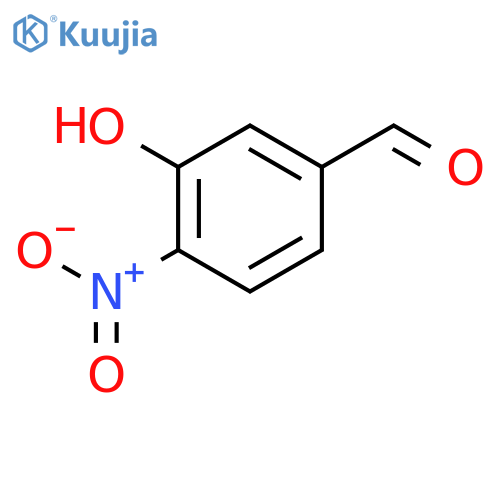 3-Hydroxy-4-nitrobenzaldehyde structure