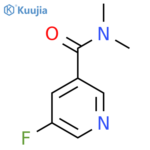 5-fluoro-N,N-dimethylpyridine-3-carboxamide structure